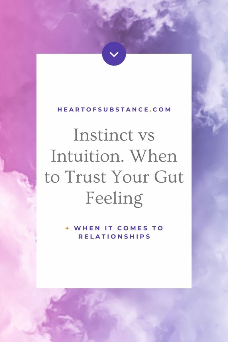 Pin Instinct Vs Intuition