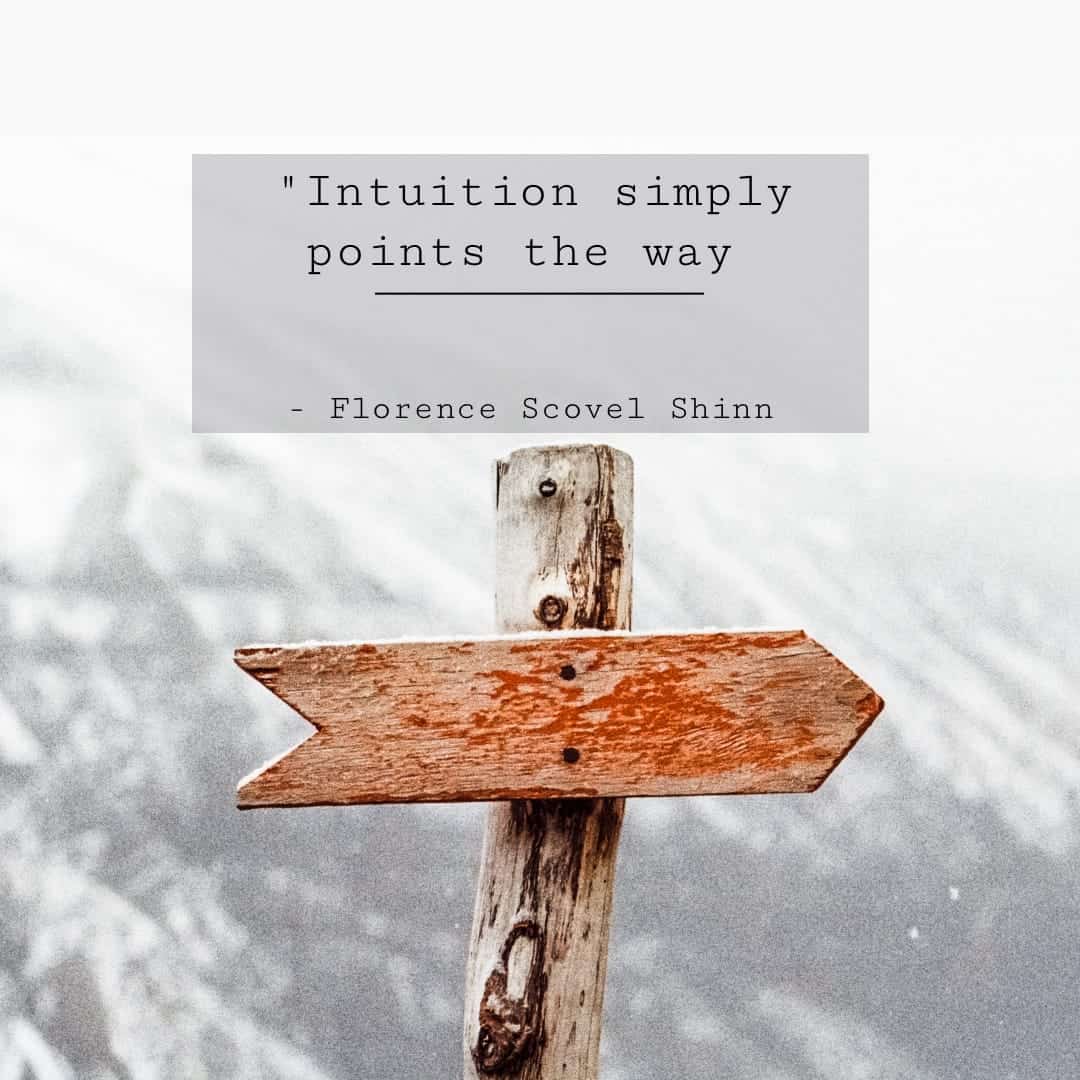 Intuition Points The Way Quote Instagram Post